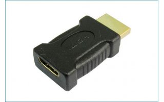 Adaptador Mini HDMI hembra >> HDMI Macho